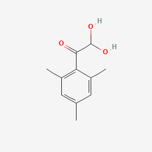 molecular formula C11H14O3 B13836391 2,2-Dihydroxy-1-mesitylethanone 