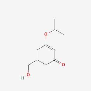 5-(Hydroxymethyl)-3-propan-2-yloxycyclohex-2-en-1-one