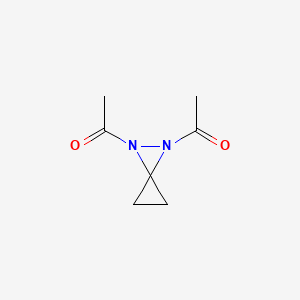 molecular formula C7H10N2O2 B13836430 1-(2-Acetyl-1,2-diazaspiro[2.2]pentan-1-yl)ethanone 