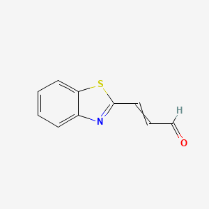 2-Propenal, 3-(2-benzothiazolyl)-