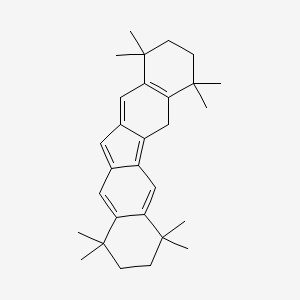 5,5,8,8,16,16,19,19-Octamethylpentacyclo[11.8.0.02,11.04,9.015,20]henicosa-1,3,9,11,13,15(20)-hexaene