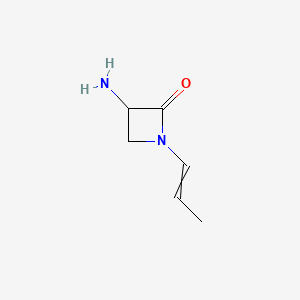 2-Azetidinone, 3-amino-1-(1-propenyl)-