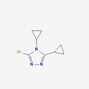 3-bromo-4,5-dicyclopropyl-4H-1,2,4-triazole