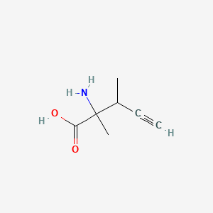 4-Pentynoic acid, 2-amino-2,3-dimethyl-