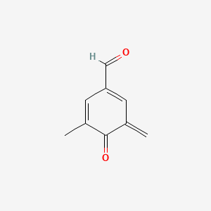 5-Methyl-3-methylidene-4-oxocyclohexa-1,5-diene-1-carbaldehyde