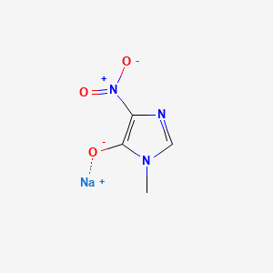 sodium;3-methyl-5-nitroimidazol-4-olate