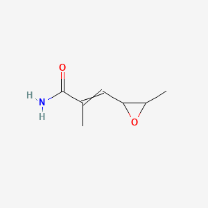 2-Methyl-3-(3-methyloxiran-2-yl)prop-2-enamide