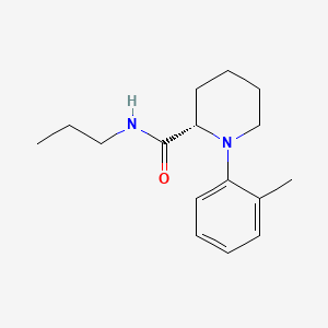 molecular formula C16H24N2O B13836657 (S)-1-(2-Methylphenyl)-N-propyl-2-piperidinecarboxamide 