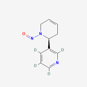 molecular formula C10H11N3O B13836666 (S)-N-Nitroso Anatabine-d4 