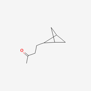 molecular formula C9H14O B13836675 4-(2-Bicyclo[1.1.1]pentanyl)butan-2-one 