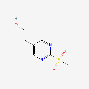 2-(2-Methanesulfonylpyrimidin-5-yl)ethan-1-ol