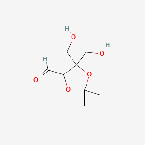 5,5-Bis(hydroxymethyl)-2,2-dimethyl-1,3-dioxolane-4-carbaldehyde