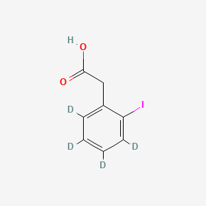 molecular formula C8H7IO2 B13836686 2-(2-Iodophenyl-d4)acetic Acid 