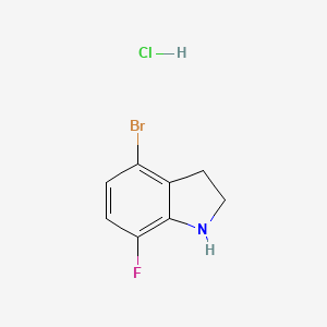 4-bromo-7-fluoro-2,3-dihydro-1H-indole hydrochloride