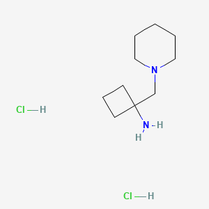 1-[(Piperidin-1-yl)methyl]cyclobutan-1-amine dihydrochloride