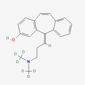 (2Z)-2-[3-[bis(trideuteriomethyl)amino]propylidene]tricyclo[9.4.0.03,8]pentadeca-1(15),3(8),4,6,9,11,13-heptaen-5-ol