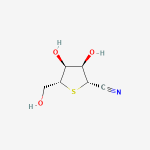 (2S,3R,4S,5R)-3,4-dihydroxy-5-(hydroxymethyl)thiolane-2-carbonitrile