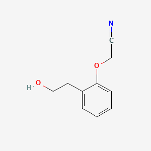 2-[2-(2-Hydroxyethyl)phenoxy]acetonitrile