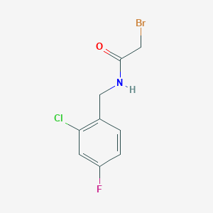 molecular formula C9H8BrClFNO B1383680 2-Bromo-n-(2-chloro-4-fluorobenzyl)acetamide CAS No. 2096987-49-2