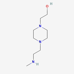 molecular formula C9H21N3O B13836833 2-{4-[2-(Methylamino)ethyl]piperazin-1-YL}ethanol 