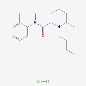 1-butyl-N,6-dimethyl-N-(2-methylphenyl)-2-piperidinecarboxamide hydrochloride