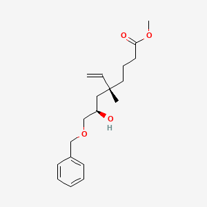 (5R,7R)-Methyl 8-(benzyloxy)-7-hydroxy-5-methyl-5-vinyloctanoate