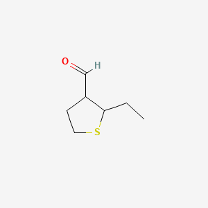 2-Ethylthiolane-3-carbaldehyde