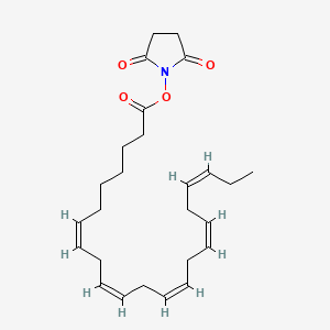 molecular formula C26H37NO4 B13836880 (2,5-dioxopyrrolidin-1-yl) (7Z,10Z,13Z,16Z,19Z)-docosa-7,10,13,16,19-pentaenoate 