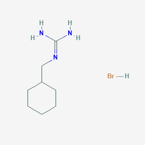 molecular formula C8H18BrN3 B1383692 N-(cyclohexylmethyl)guanidine hydrobromide CAS No. 2060008-70-8