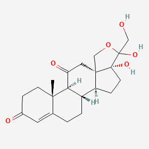 (1S,2S,5R,9S,12S,13R)-5,6-dihydroxy-6-(hydroxymethyl)-13-methyl-7-oxapentacyclo[10.8.0.02,9.05,9.013,18]icos-17-ene-11,16-dione