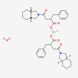 molecular formula C38H50CaN2O7 B13836952 Mitiglinide hemicalcium salt 