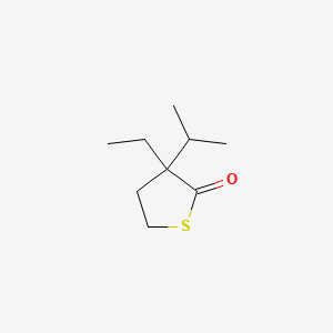 3-Ethyl-3-propan-2-ylthiolan-2-one