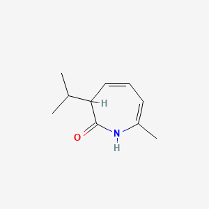 molecular formula C10H15NO B13836996 7-Methyl-3-propan-2-yl-1,3-dihydroazepin-2-one 