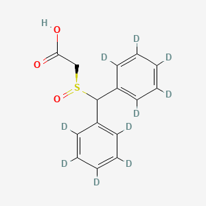 2-[(S)-(Diphenyl-methyl)sulfinyl-d10]-acetic Acid; (S)-(-)-Modafinil Acid-d10