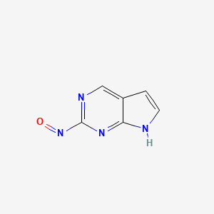 2-nitroso-7H-pyrrolo[2,3-d]pyrimidine