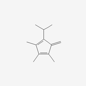 molecular formula C12H18 B13837078 1,2,3-Trimethyl-5-methylidene-4-propan-2-ylcyclopenta-1,3-diene 