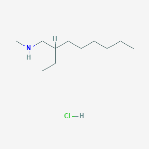 molecular formula C11H26ClN B1383711 (2-乙基辛基)(甲基)胺盐酸盐 CAS No. 2031258-92-9