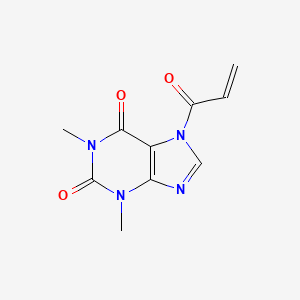 1,3-Dimethyl-7-prop-2-enoylpurine-2,6-dione