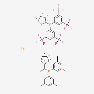 (R)-(-)-1-[(S)-2-(DI(3,5-Bis-trifluoromethylphenyl)phosphino)ferrocenyl]ethyldi(3,5-dimethylphenyl)phosphine