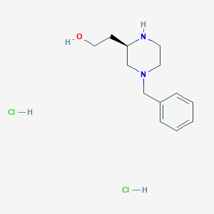 molecular formula C13H22Cl2N2O B13837127 2-[(2R)-4-benzylpiperazin-2-yl]ethanol;dihydrochloride 