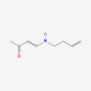 molecular formula C8H13NO B13837131 4-(But-3-enylamino)but-3-en-2-one 