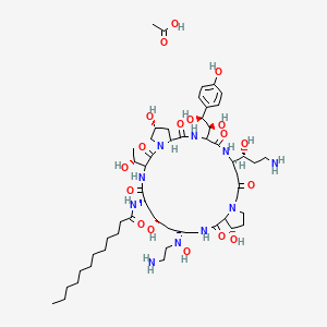 molecular formula C54H92N10O18 B13837155 N5-HydroxylaminoCaspofungin 