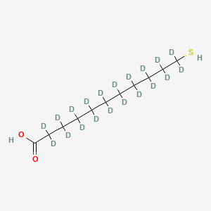 2,2,3,3,4,4,5,5,6,6,7,7,8,8,9,9,10,10,11,11-Icosadeuterio-11-sulfanylundecanoic acid