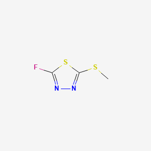 2-Fluoro-5-methylsulfanyl-1,3,4-thiadiazole