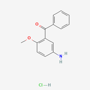 3-Benzoyl-4-methoxyaniline hydrochloride