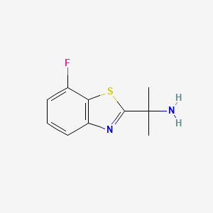 2-(7-Fluoro-1,3-benzothiazol-2-yl)propan-2-amine