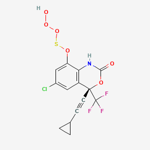 molecular formula C14H9ClF3NO6S B13837250 8-HydroxyEfavirenz8-O-Sulfate 