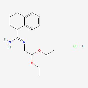 N-(2,2-Diethoxyethyl)-1,2,3,4-tetrahydronaphthalene-1-carboximidamide Hydrochloride