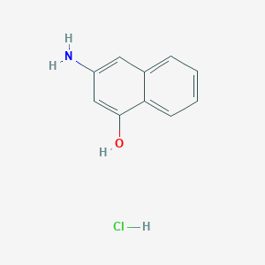 molecular formula C10H10ClNO B1383727 3-氨基萘-1-醇盐酸盐 CAS No. 90923-78-7