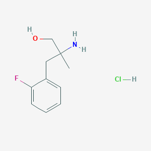2-Amino-3-(2-fluorophenyl)-2-methylpropan-1-ol hydrochloride